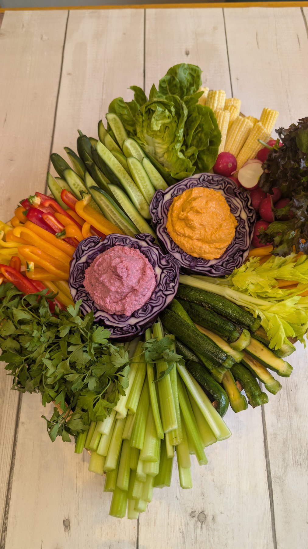 The Gardener vegetable platter